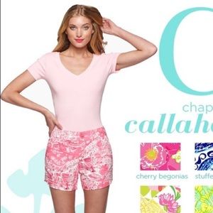 Lilly Pulitzer Callahan Shorts Pink Skinny Dippin